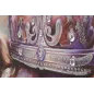 OBRAZ NA PŁÓTNIE KING -A- W RAMIE 82X4,5X122 cm